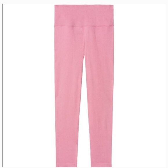 🧡 Victoria's Secret Ribbed 7/8 Seamless, Wicking Tights - Picture 4 of 5